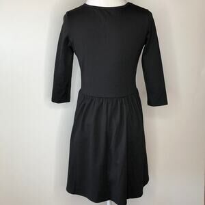 ASOS Womens Dress Black Size 6 LBD Stretchy